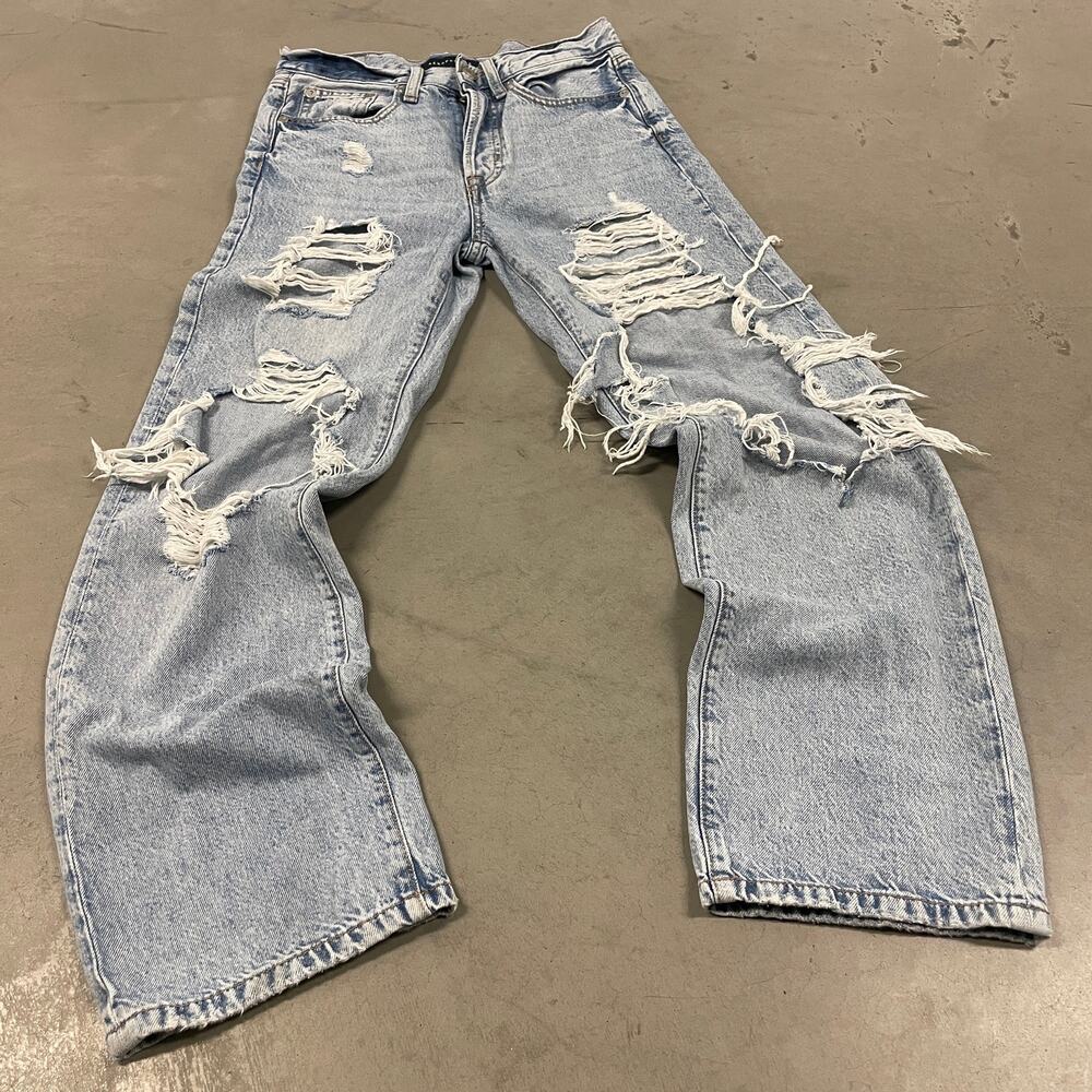 Y2K Aeropostale baggy ripped jeans 27x29